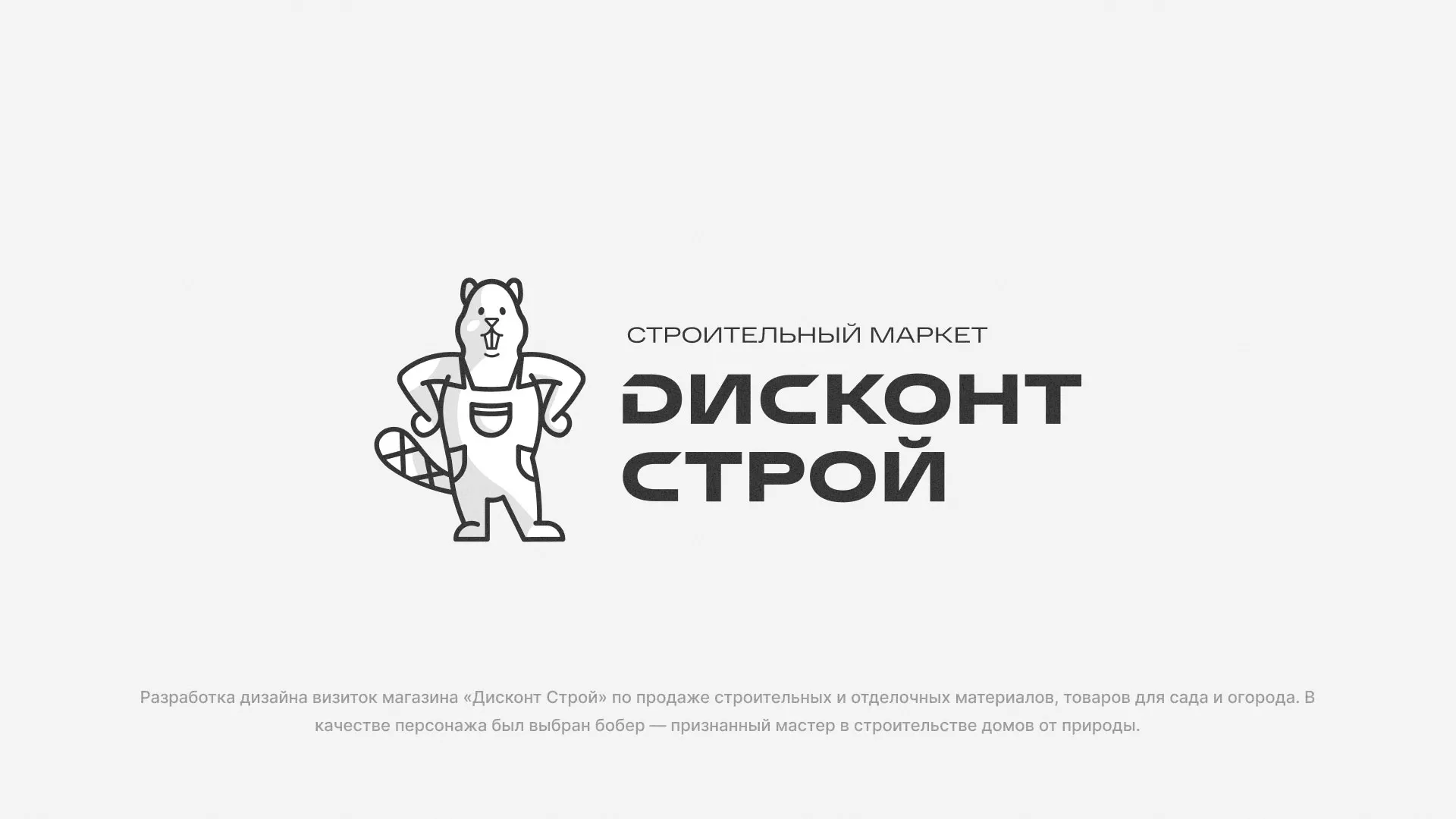 Разработка дизайна визиток магазина «Дисконт Строй» в Выборге